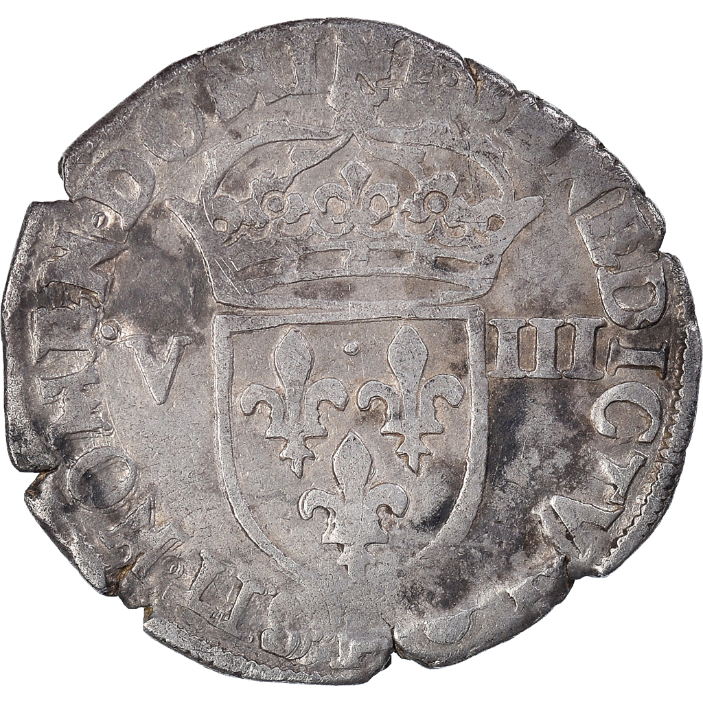 Coin, France, 1/8 Ecu, 1601, Angers, , Silver, Sombart:4686