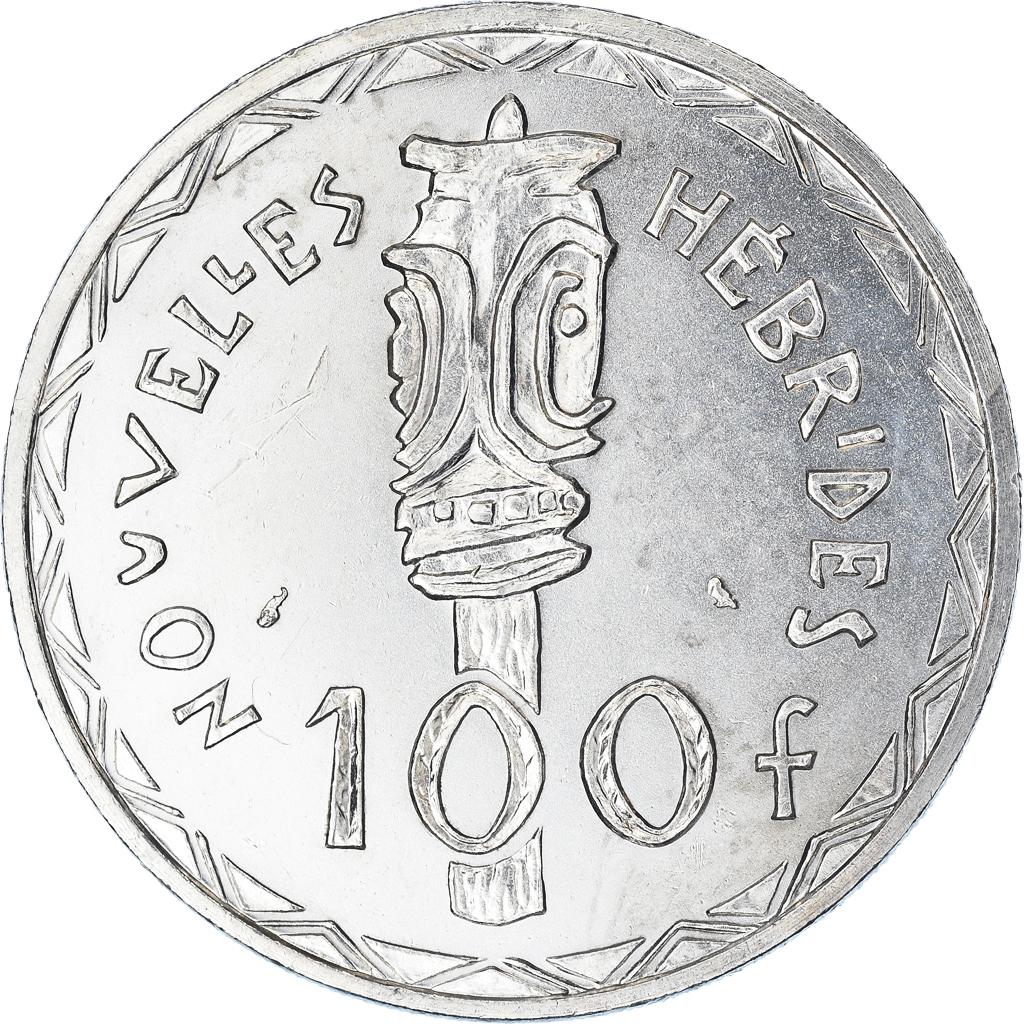 Coin, New Hebrides, 100 Francs, 1966, Paris, , Silver, KM:1