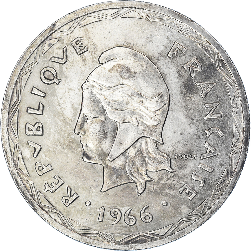 Coin, New Hebrides, 100 Francs, 1966, Paris, , Silver, KM:1
