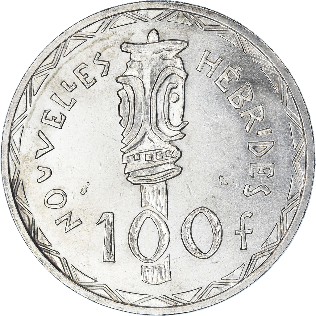 Coin, New Hebrides, 100 Francs, 1966, Paris, , Silver, KM:1