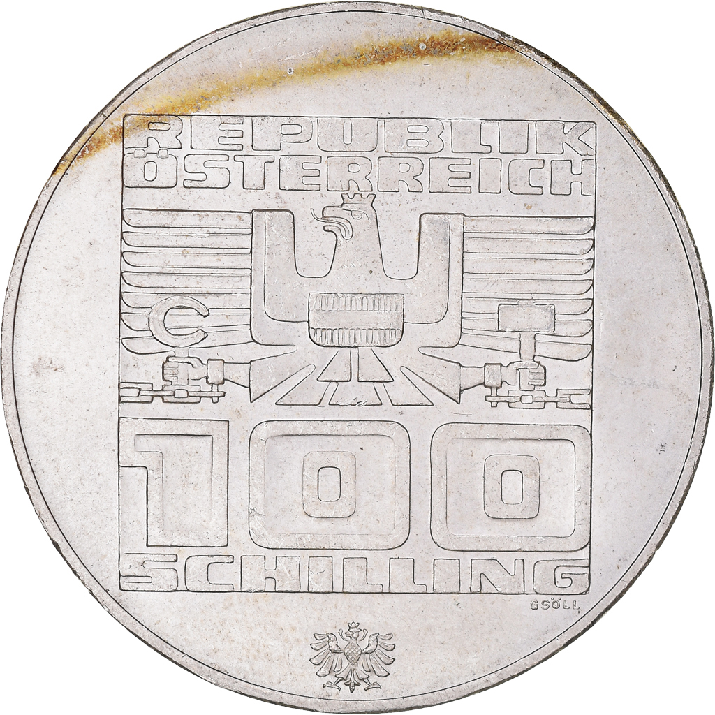Coin, Austria, 100 Schilling, 1976, , Silver, KM:2928