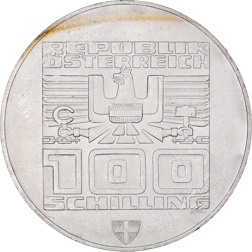 Coin, Austria, 100 Schilling, 1976, Vienna, , Silver, KM:2927