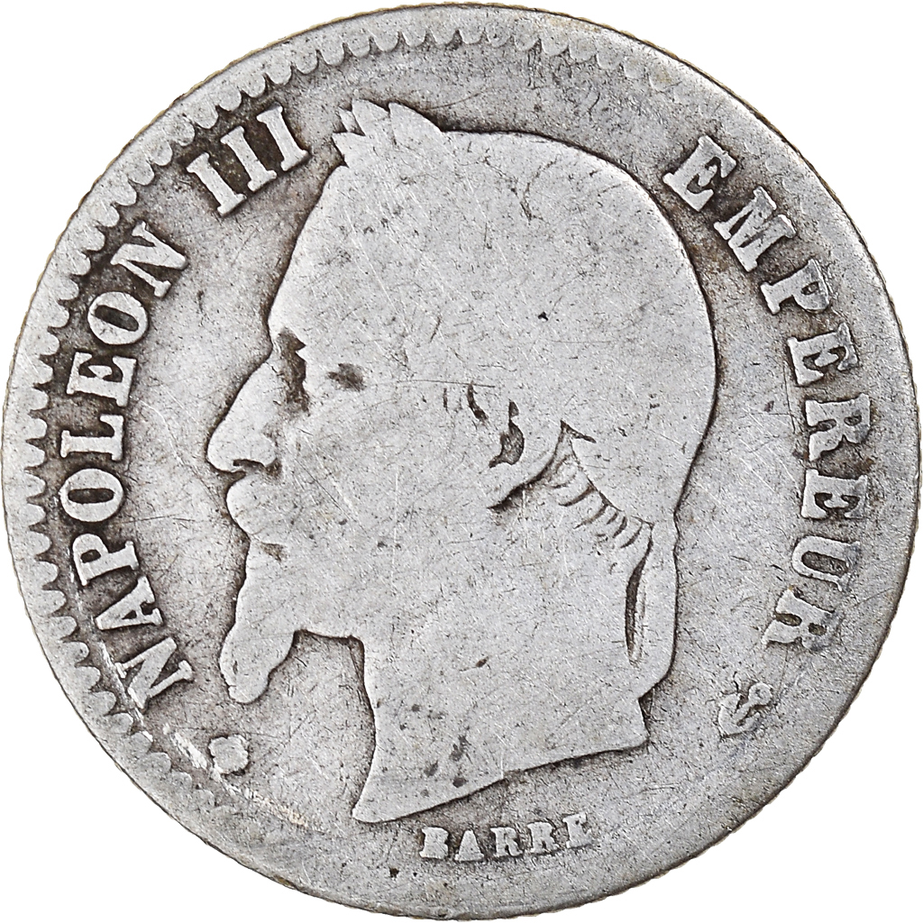Coin, France, Napoleon III, 50 Centimes, 1867, Strasbourg, , Silver