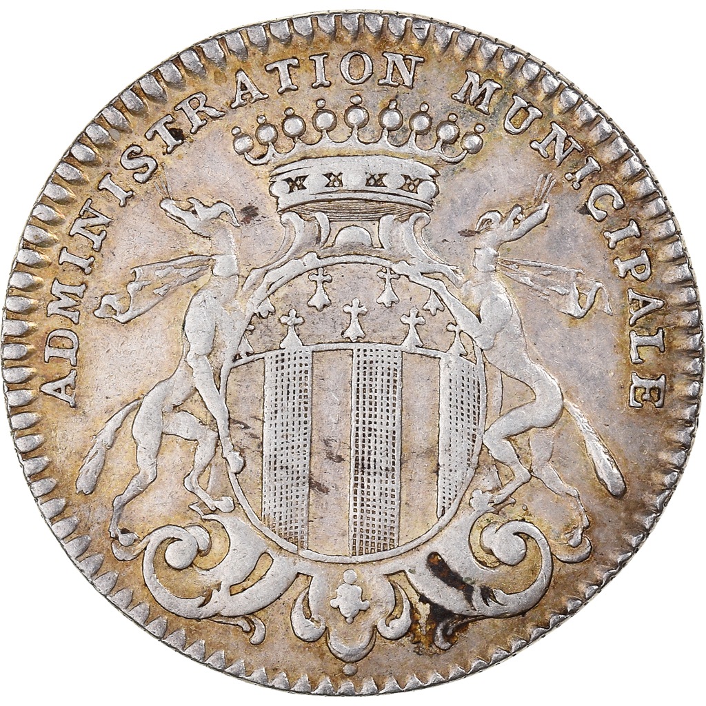 France, Token, Echevins et maires de Nantes, History, , Silver