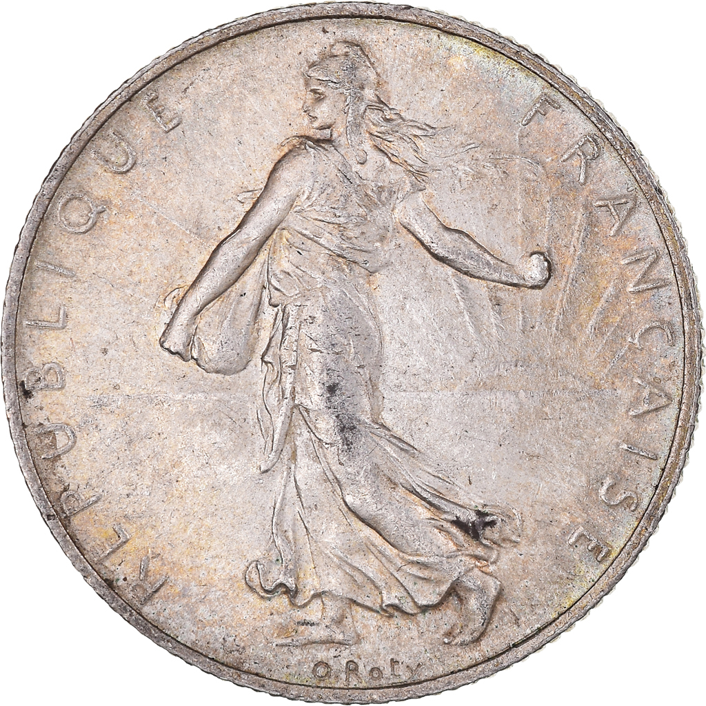 Coin, France, Semeuse, 2 Francs, 1915, Paris, , Silver, KM:845.1
