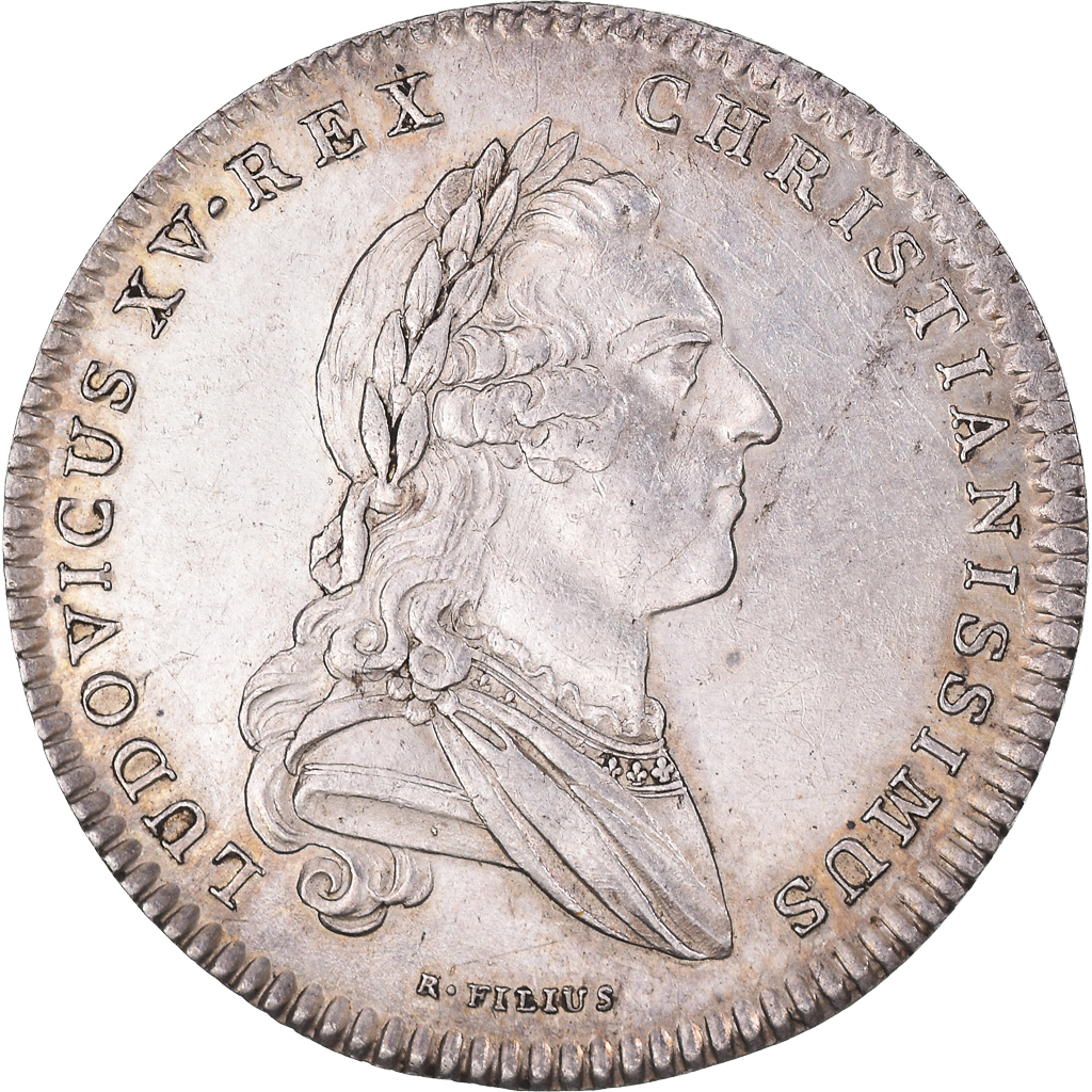 France, Token, Royal, États de Bretagne, Rennes, 1766, , Silver