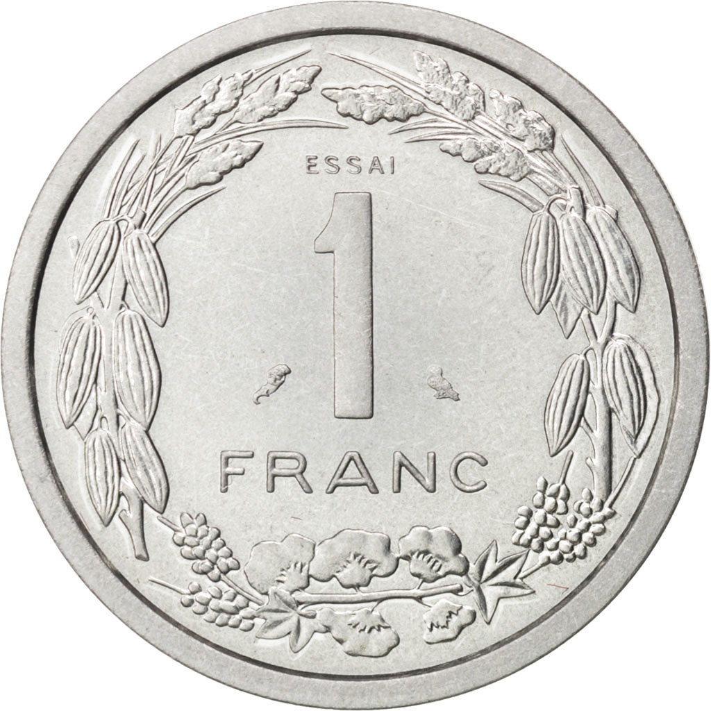Coin, EQUATORIAL AFRICAN STATES, Franc, 1969, Paris, , Aluminium, KM:E7