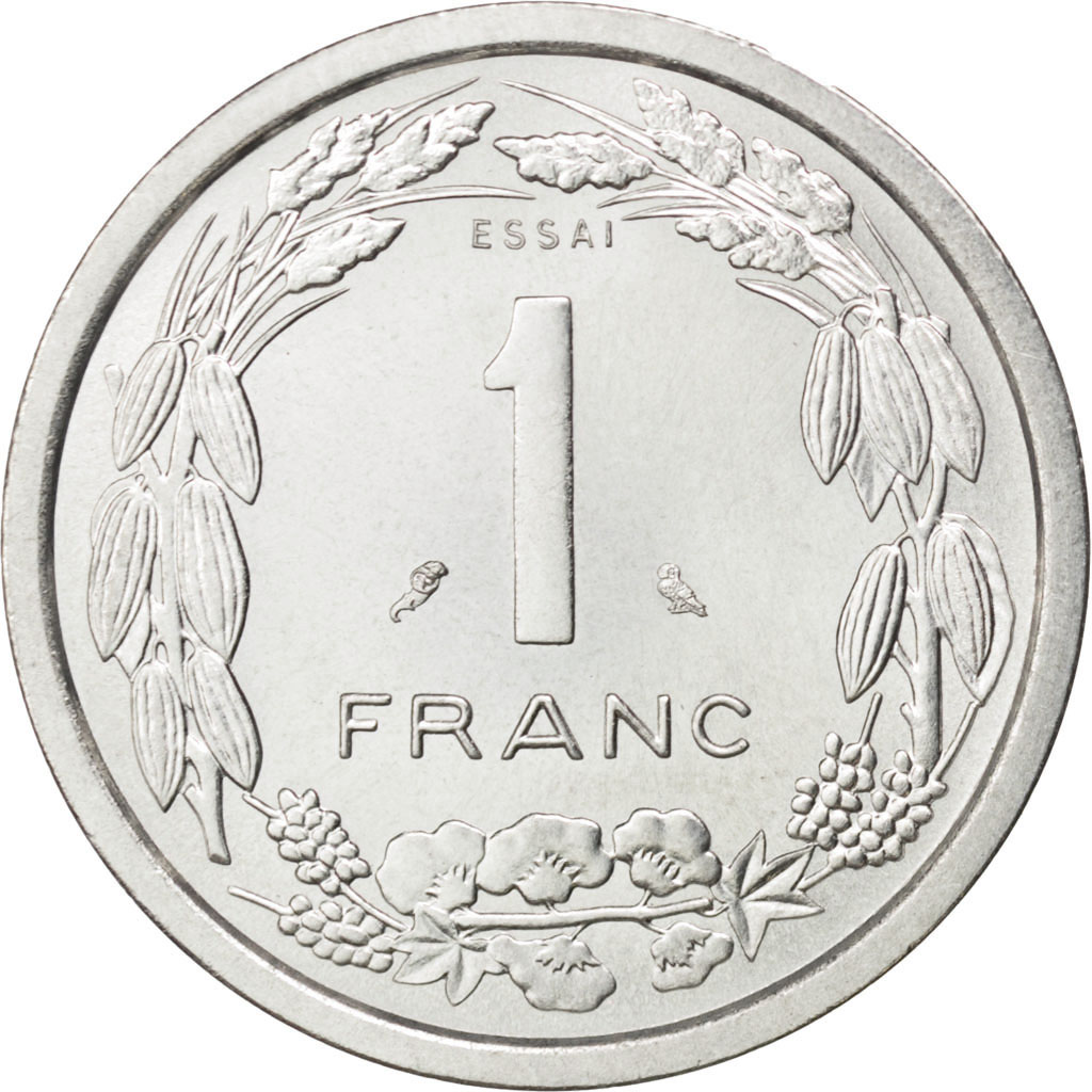 Coin, Central African States, Franc, 1974, Paris, , Aluminum, KM:E2