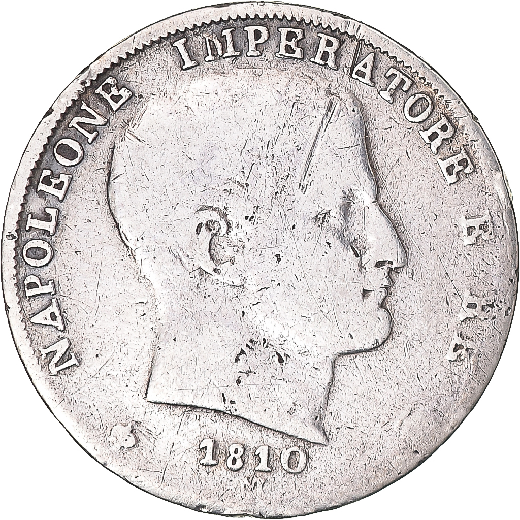 Coin, ITALIAN STATES, KINGDOM OF NAPOLEON, Napoleon I, Lira, 1810, Milan