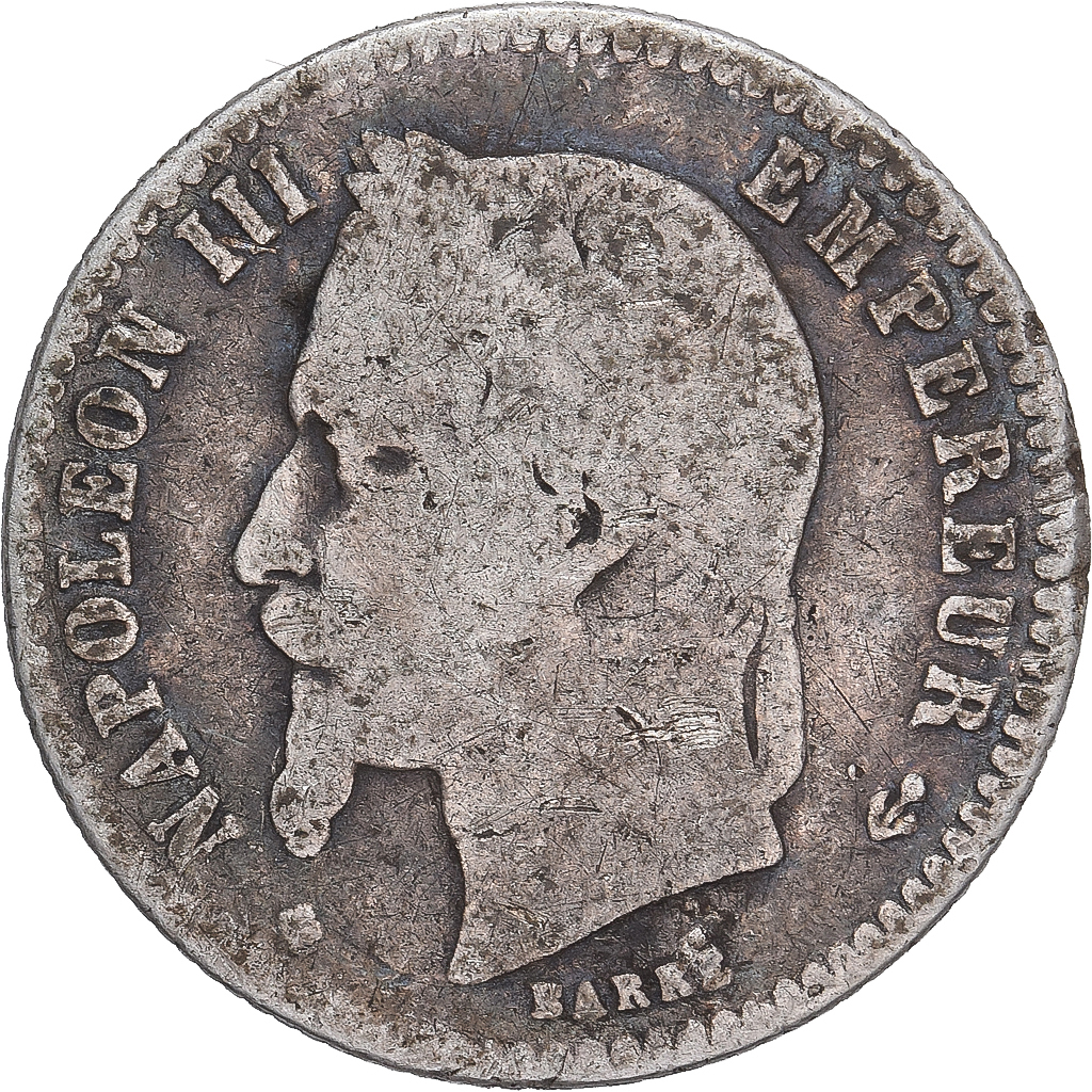 Coin, France, Napoleon III, 50 Centimes, 1866, Strasbourg, , Silver