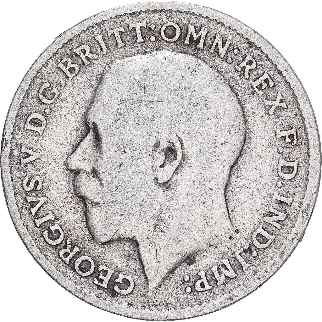 Coin, Great Britain, George V, 3 Pence, 1911, , Silver, KM:813