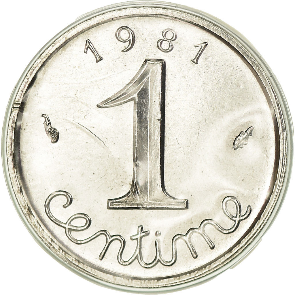 Coin, France, Épi, Centime, 1981, Paris, , Stainless Steel, KM:928