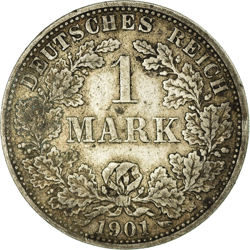 Coin, GERMANY - EMPIRE, Wilhelm II, Mark, 1901, Berlin, , Silver, KM:14