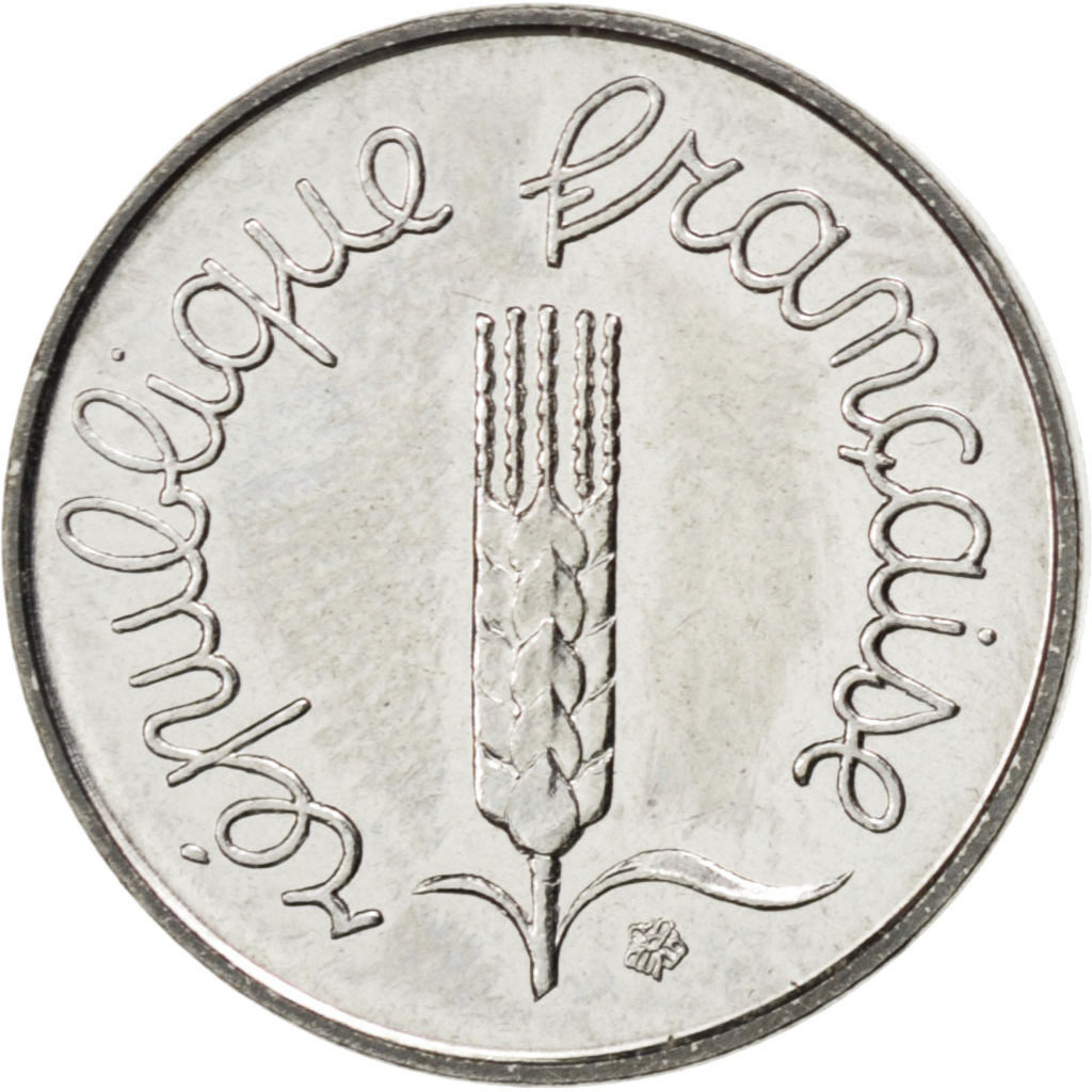 Coin, France, Épi, Centime, 1984, , Stainless Steel, KM:928, Gadoury:91