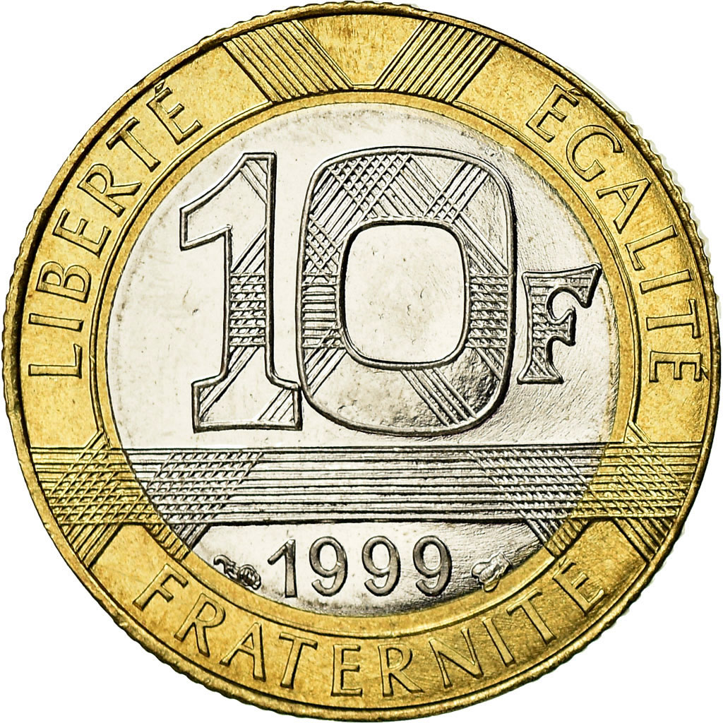 Coin, France, Génie, 10 Francs, 1999, Paris, , Aluminum-Bronze, KM:964.2