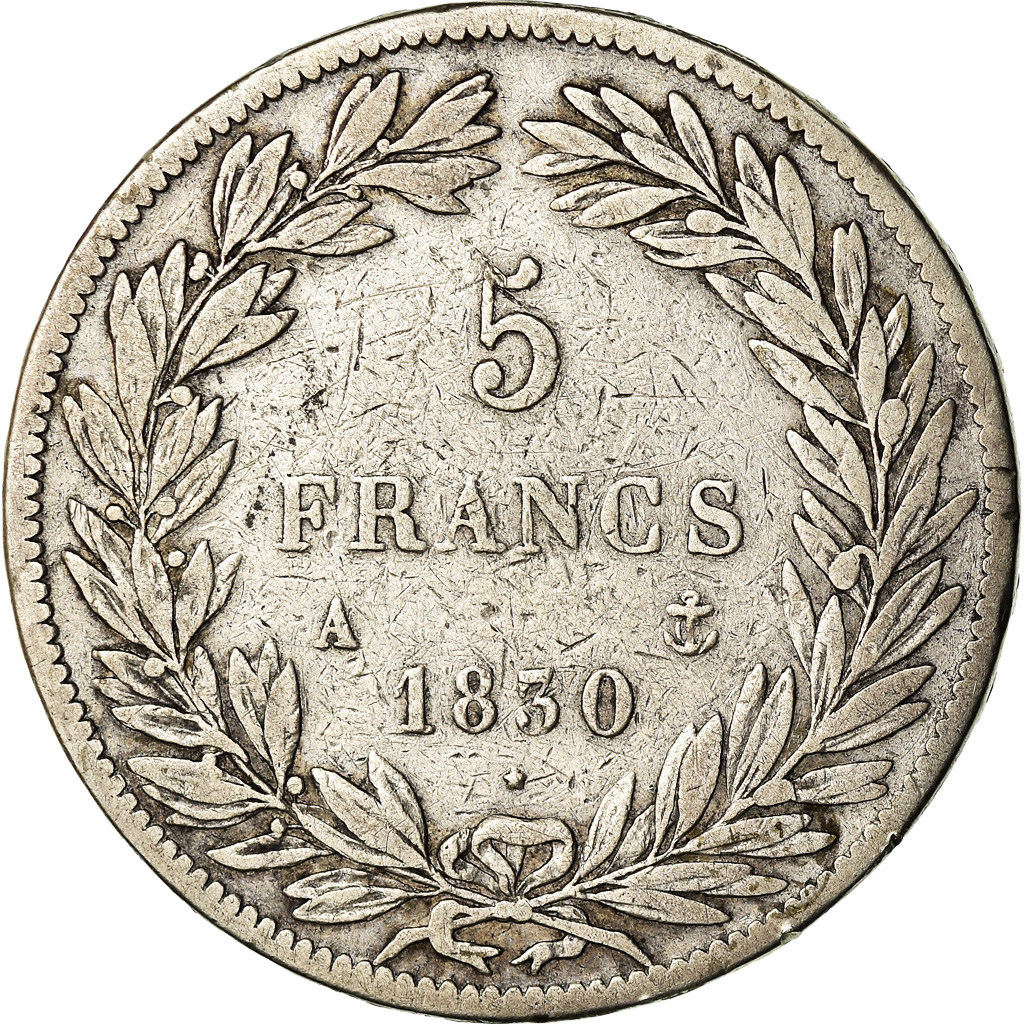 Coin, France, Louis-Philippe, 5 Francs, 1830, Paris, , Silver, KM:738