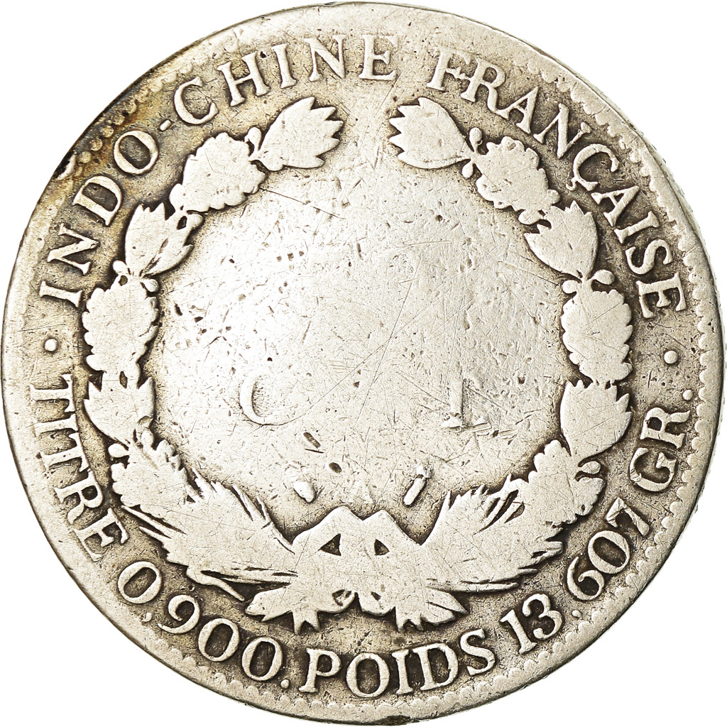 Coin, Indochine, 50 Cent, 1895, Paris, , Silver, Lecompte:257