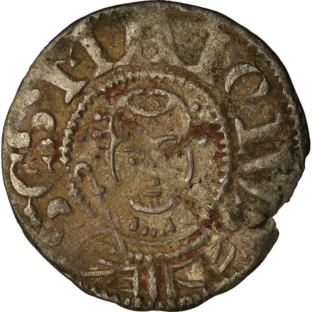 Coin, France, Bourbonnais, Prieuré de Souvigny, Denarius, circa 1180-1213