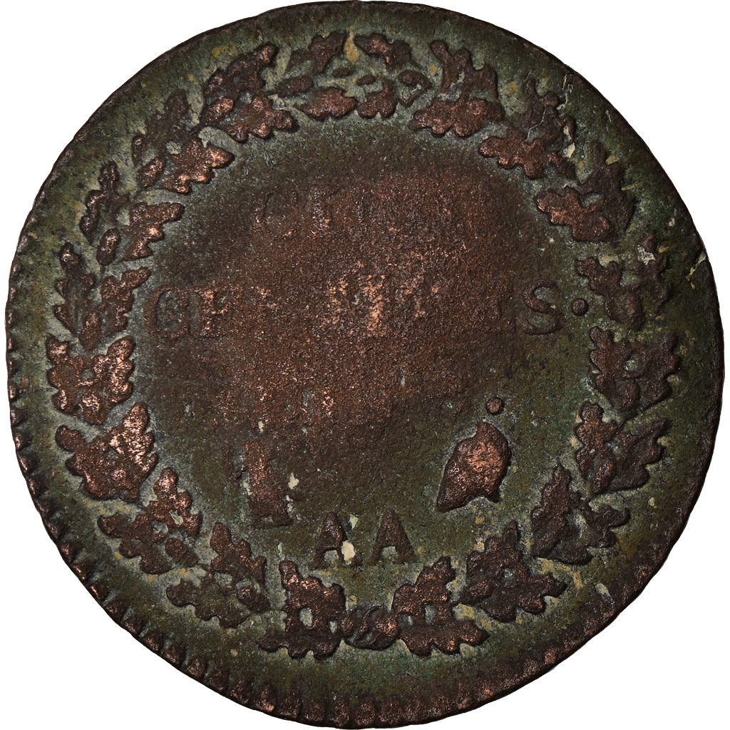 Coin, France, Dupré, 5 Centimes, AN 8, Metz, , Bronze, KM:640.2, Le