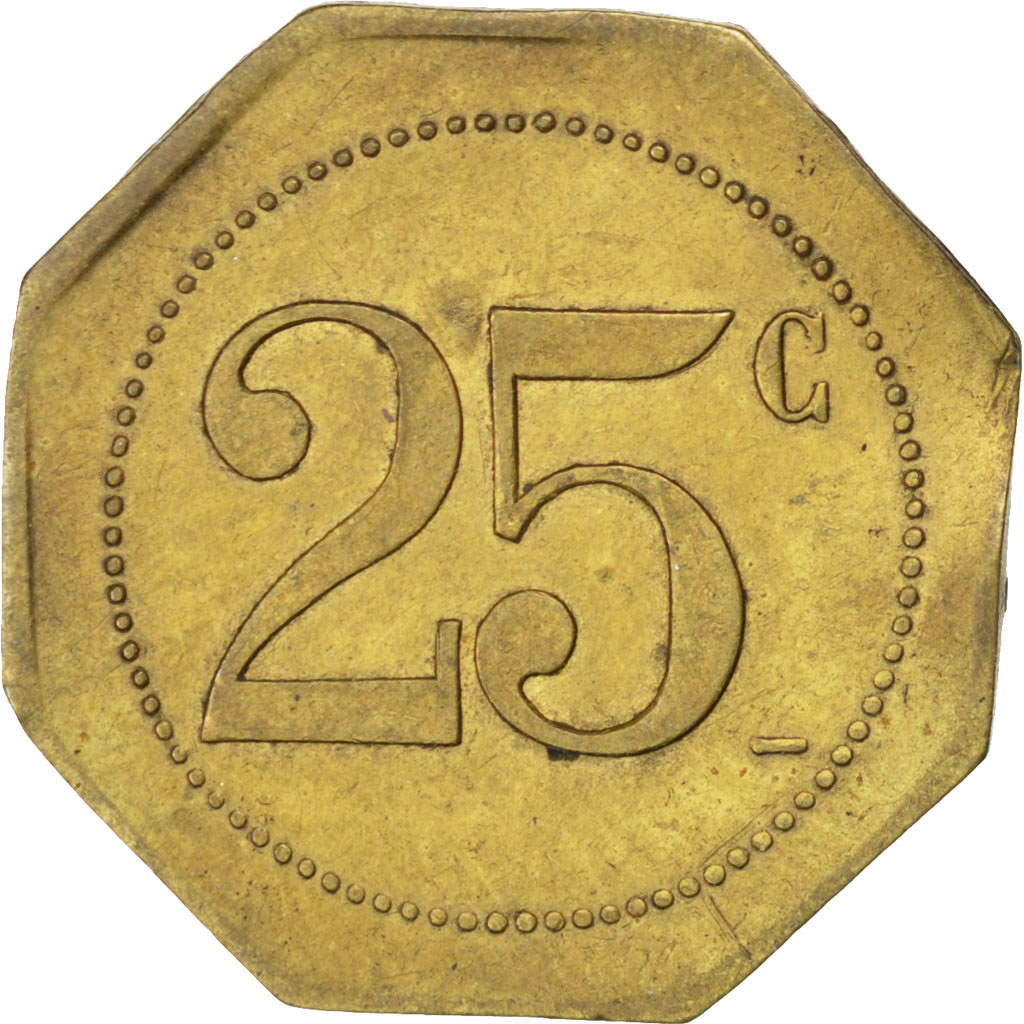 Coin, France, 25 Centimes, , Brass, Elie:20.3
