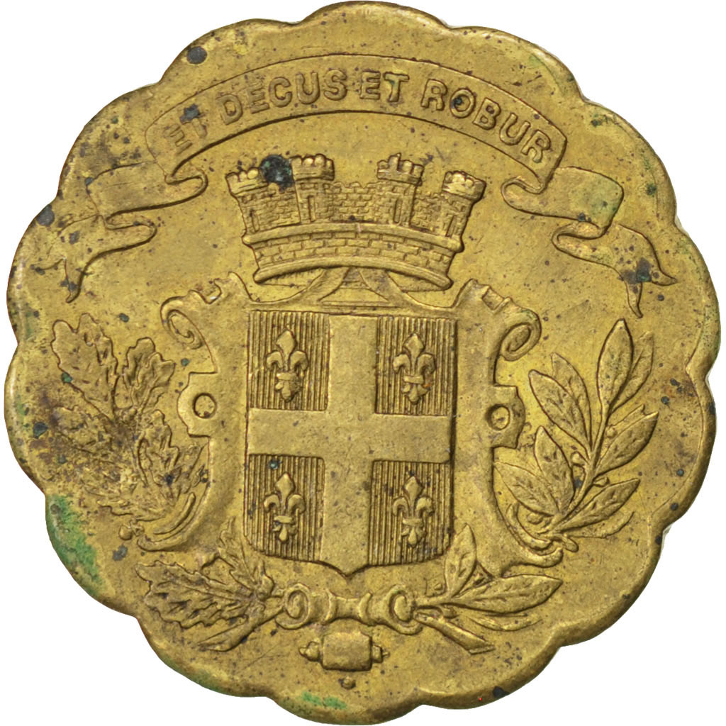 Coin, France, 5 Centimes, , Brass, Elie:10.1