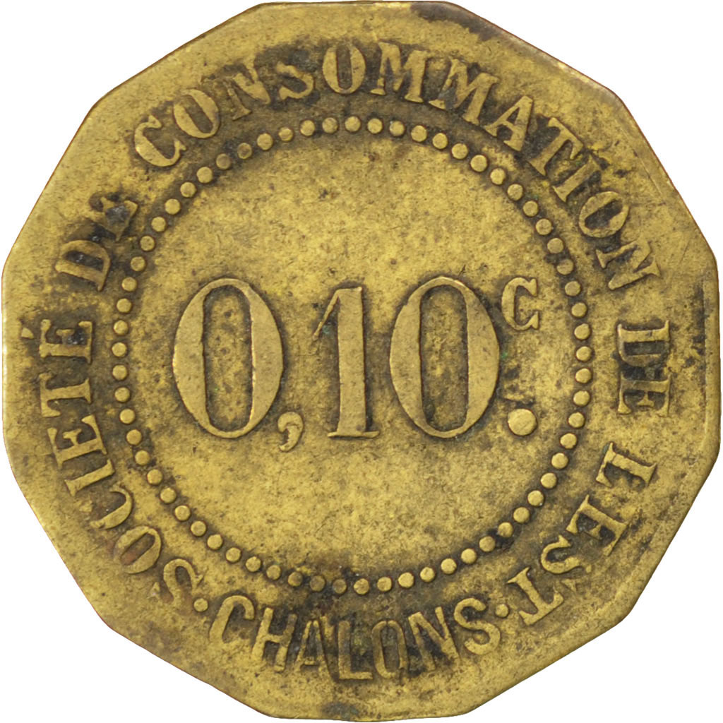 Coin, France, 10 Centimes, , Brass, Elie:25.2var