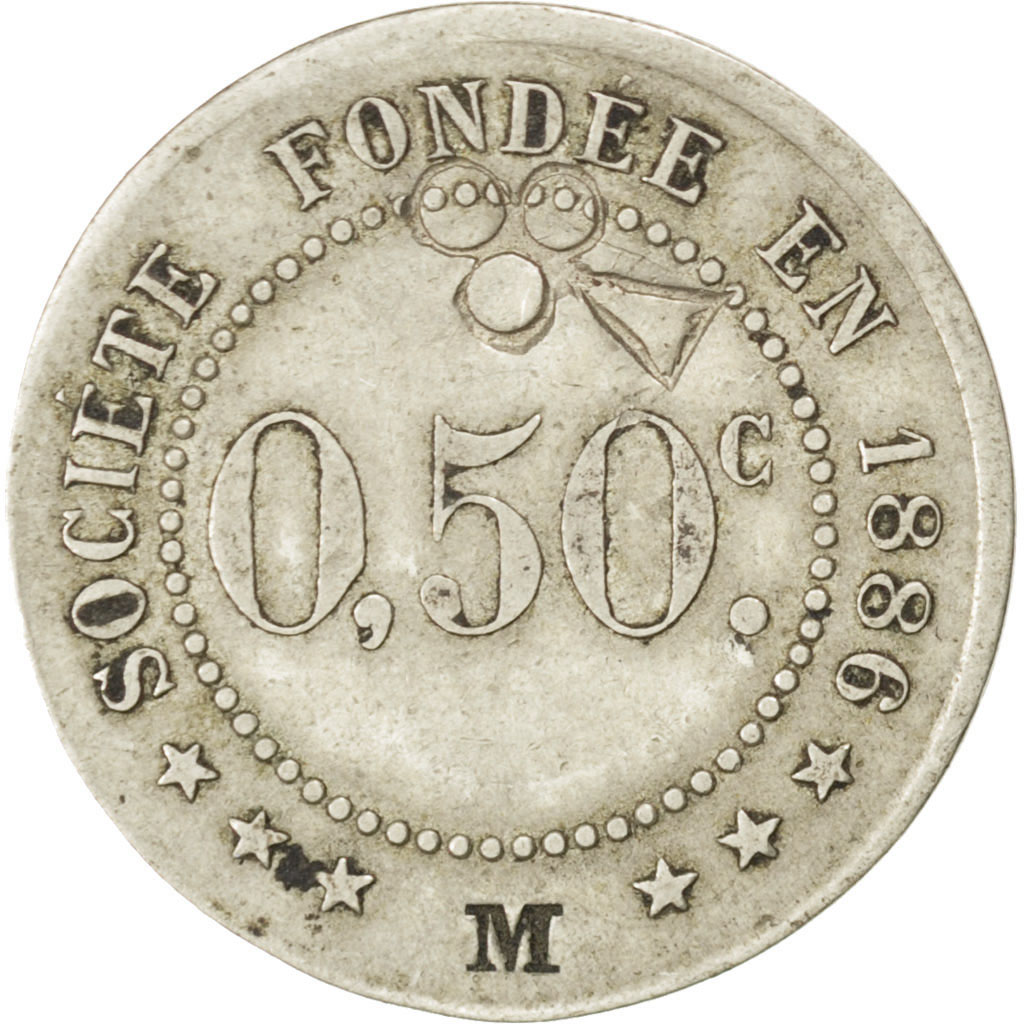 Coin, France, 50 Centimes, , Maillechort, Elie:25.3var