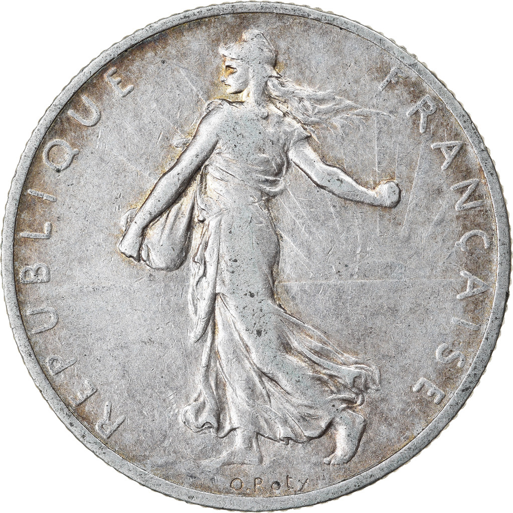 Coin, France, Semeuse, 2 Francs, 1908, Paris, , Silver, KM:845.1