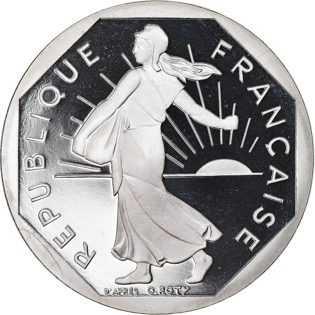 Coin, France, Semeuse, 2 Francs, 1995, Paris, Proof, , Nickel, KM:942.2