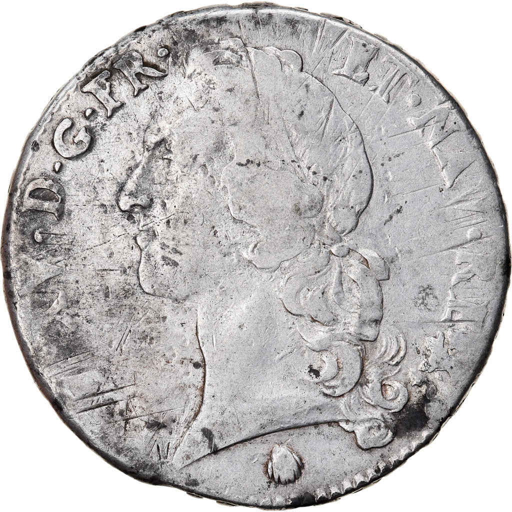 Coin, France, Louis XV, Écu au bandeau, Ecu, 1757, Perpignan, 