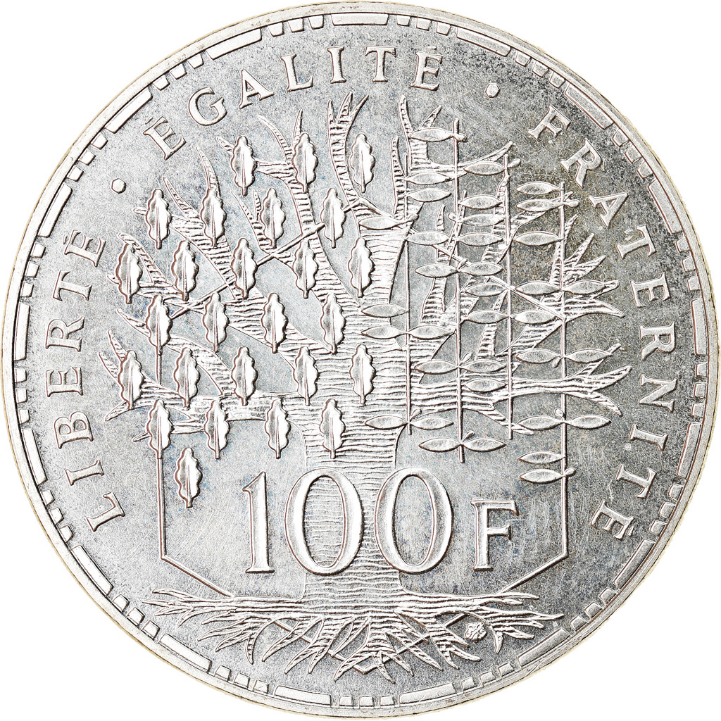 Coin, France, Panthéon, 100 Francs, 1989, Paris, , Silver, KM:951.1