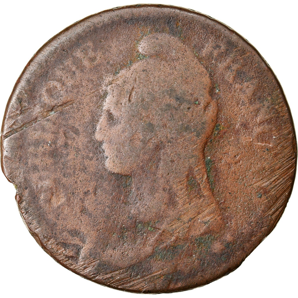 Coin, France, Dupré, Decime, AN 5, Orléans, , Bronze, KM:645.7