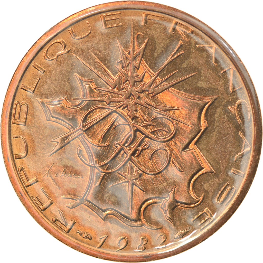 Coin, France, Mathieu, 10 Francs, 1982, Paris, FDC, , Nickel-brass