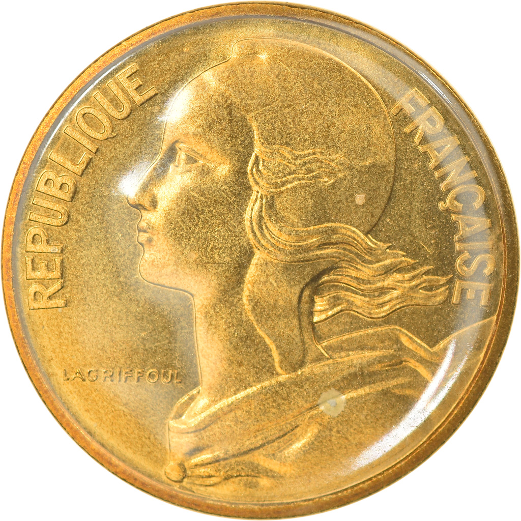 [#856503] Coin, France, Marianne, 10 Centimes, 1981, Paris, FDC, MS(65-70)
