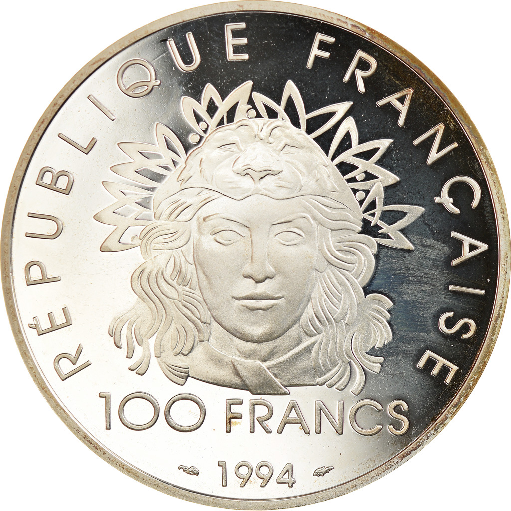 Coin, France, 100 Francs, 1994, Proof, , Silver, KM:1048, Gadoury:C91