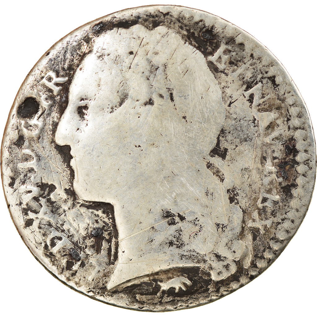 Coin, France, Louis XV, 1/10 Écu au bandeau, 12 Sols, 1/10 ECU, 1744, Paris