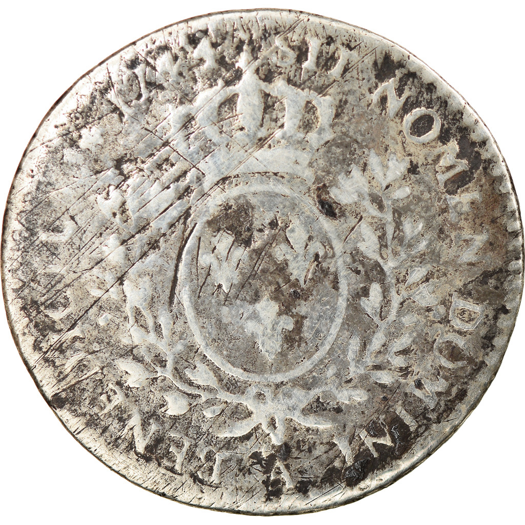 Coin, France, Louis XV, 1/10 Écu au bandeau, 12 Sols, 1/10 ECU, 1744, Paris