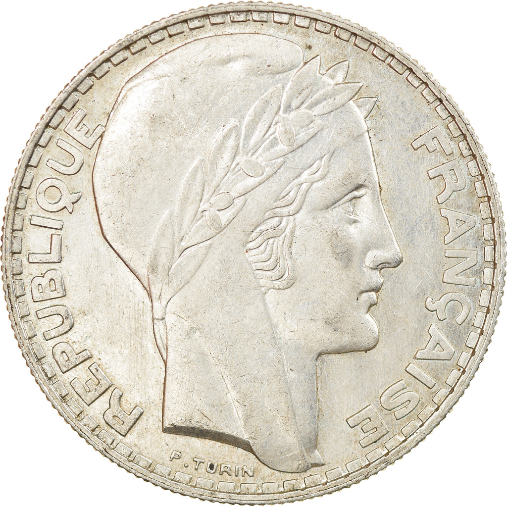 Coin, France, Turin, 20 Francs, 1933, Paris, , Silver, KM:879