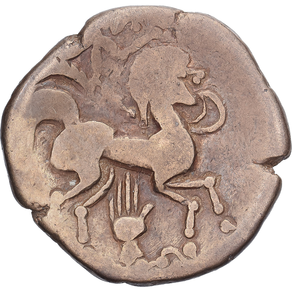 Coin, Pictones, Stater, 80-50 BC, Poitiers, VF, Electrum, Delestrée:3649