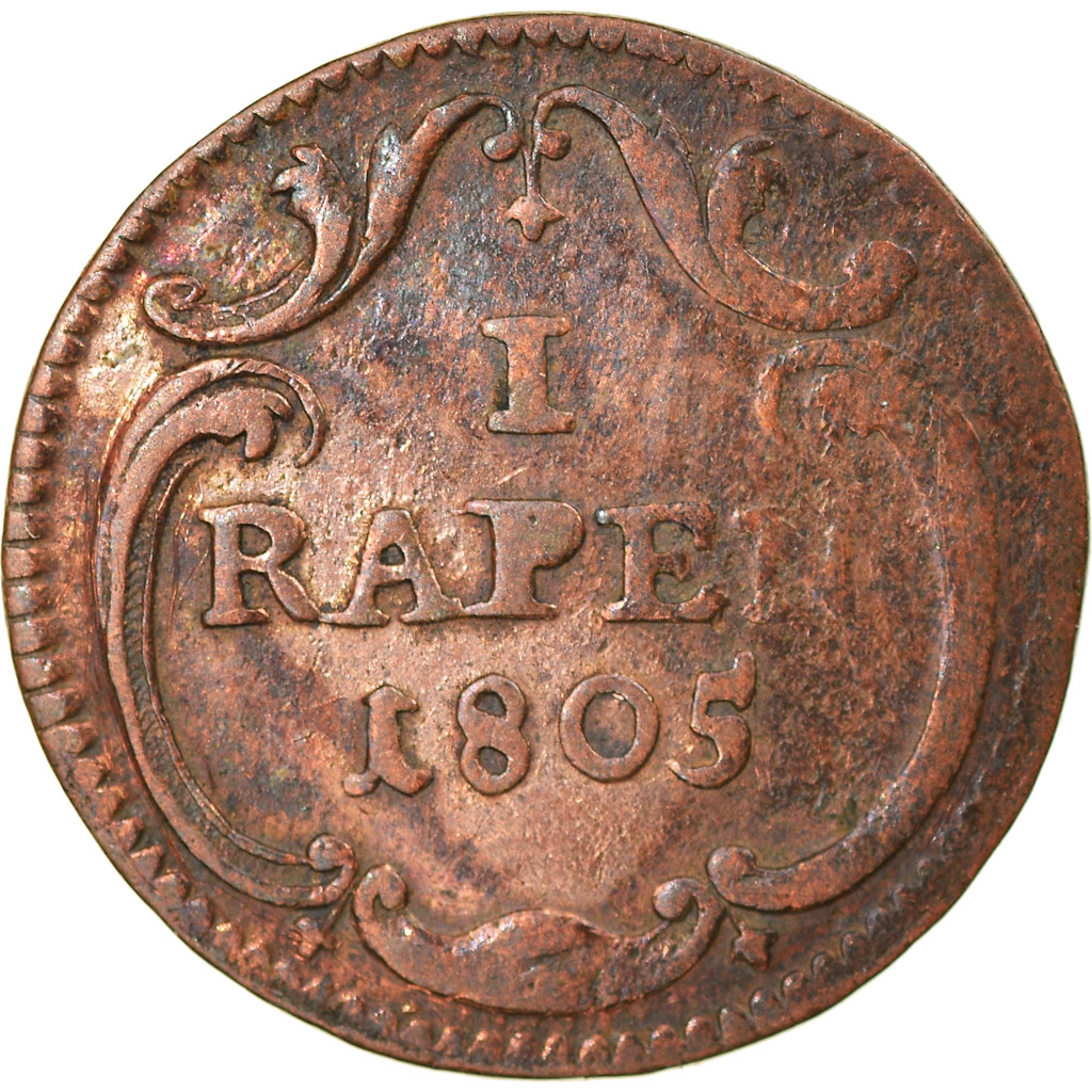 Coin, SWISS CANTONS, Zug, Rappen, 1805, Zoug Canton, , Copper, KM:63