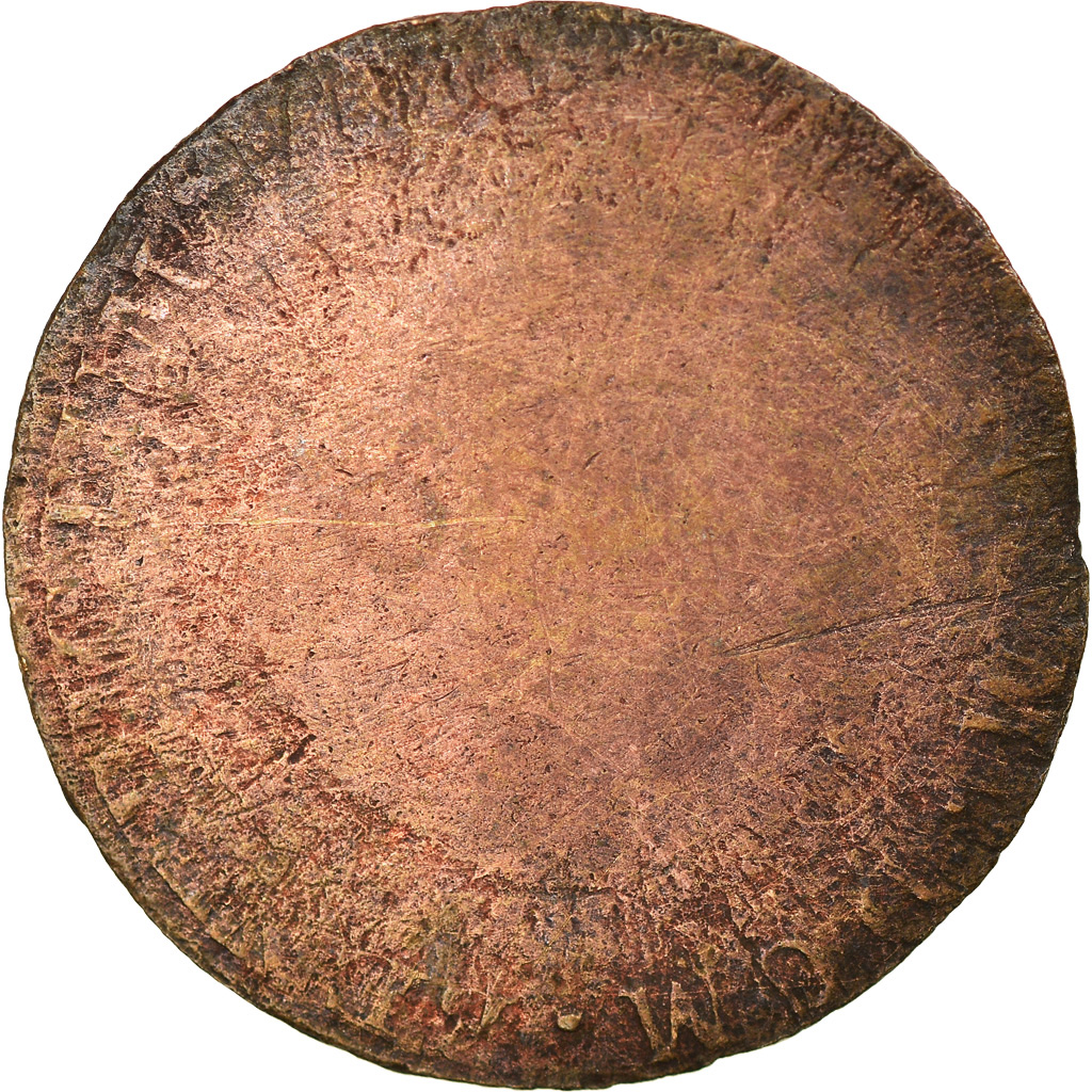 Coin, General Colony, Sol, Sol Tampé, , Billon, Lecompte:278a