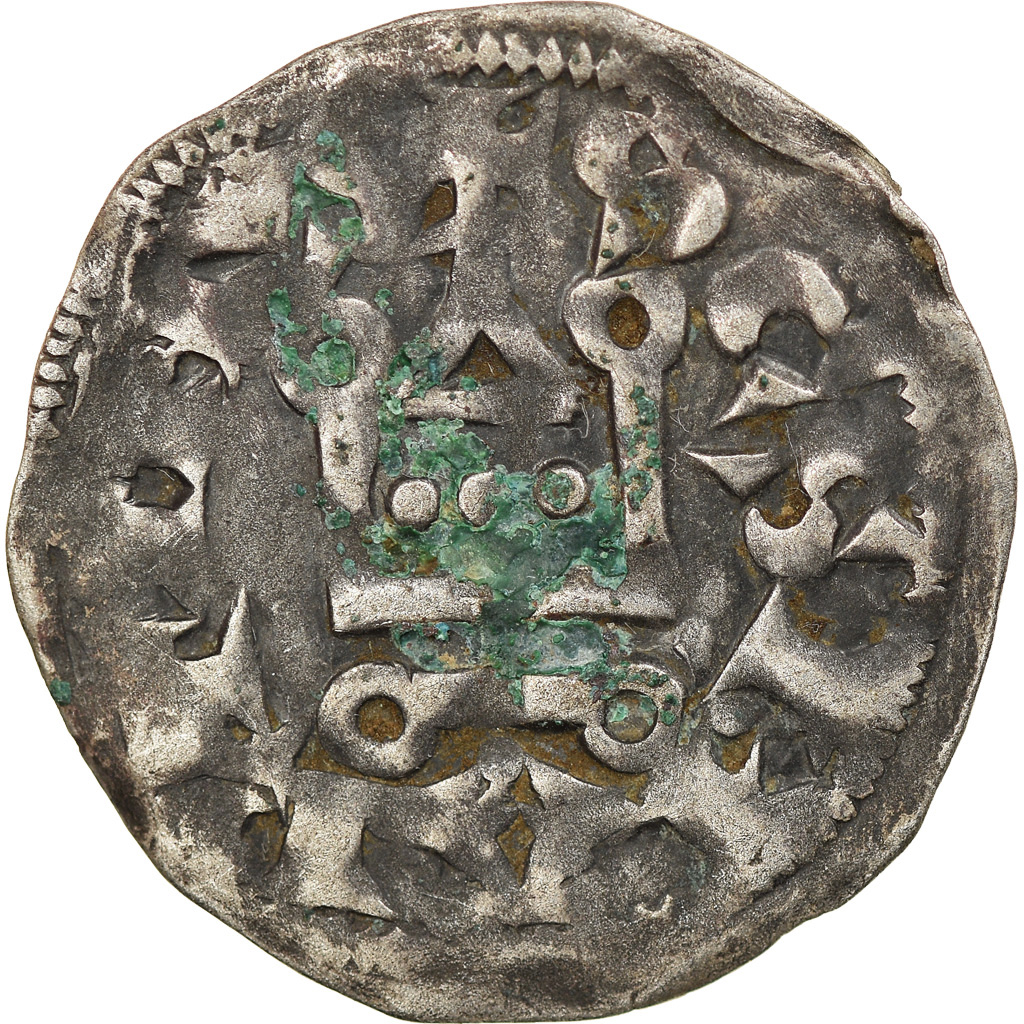 Coin, France, Touraine, Denarius, Saint-Martin de Tours, , Silver