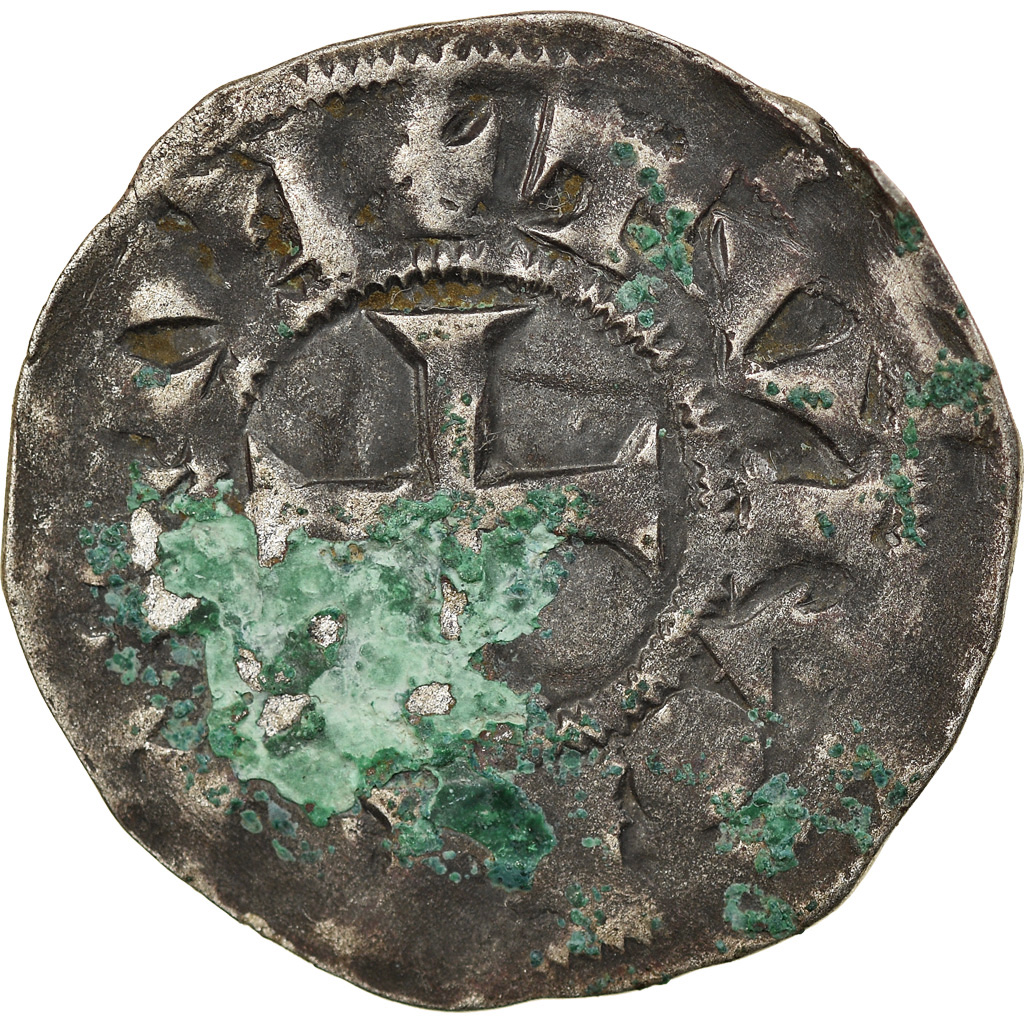 Coin, France, Touraine, Denarius, Saint-Martin de Tours, , Silver