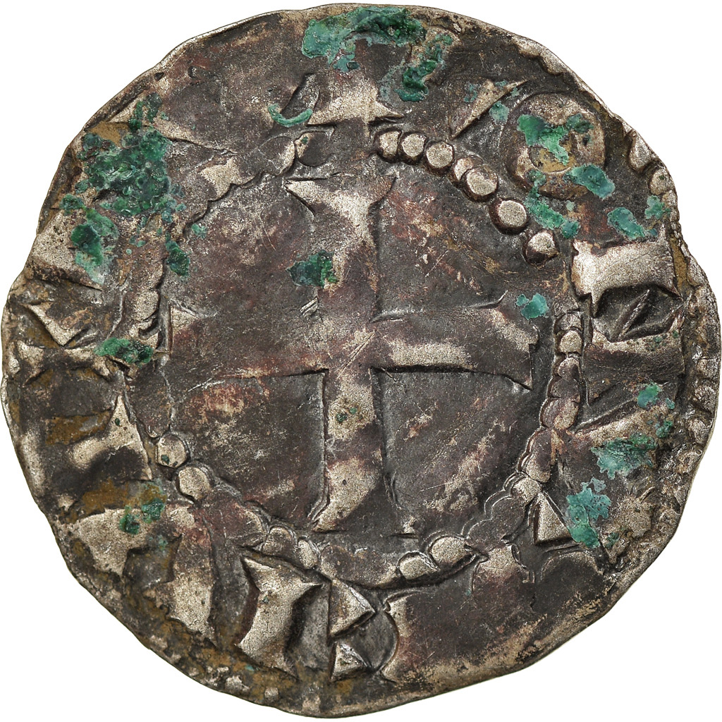 Coin, France, Touraine, Denarius, Saint-Martin de Tours, , Silver