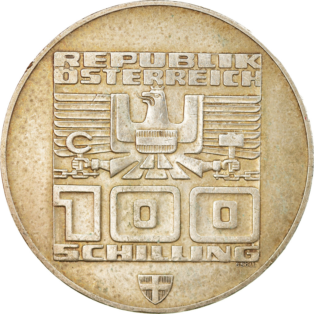 Coin, Austria, 100 Schilling, 1976, Vienna, , Silver, KM:2929