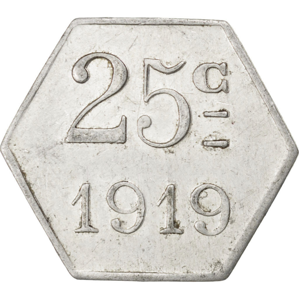 Coin, France, 25 Centimes, 1919, , Aluminium, Elie:10.5