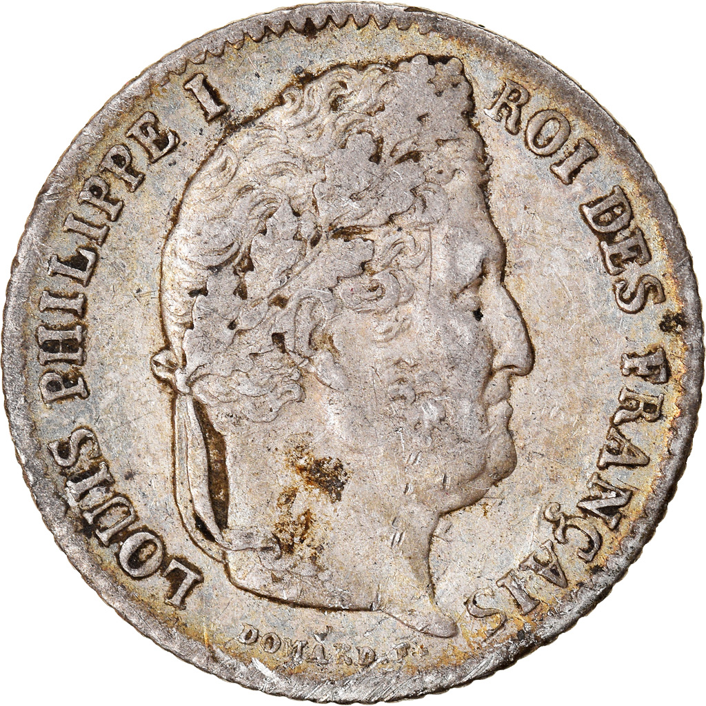 Coin, France, Louis-Philippe, 1/4 Franc, 1831, Lyon, , Silver
