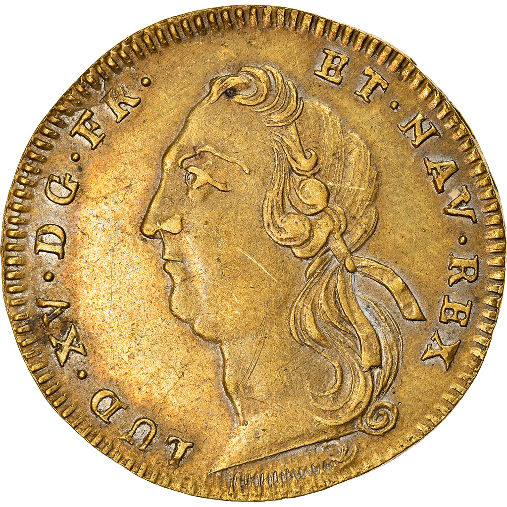 France, Token, Place de la Bourse, Statue Equestre de Louis XV, Bordeaux