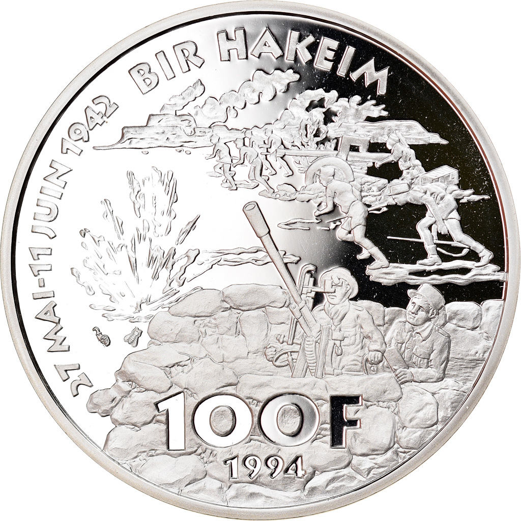 Coin, France, Koenig, 100 Francs, 1994, Proof, , Silver, KM:1040