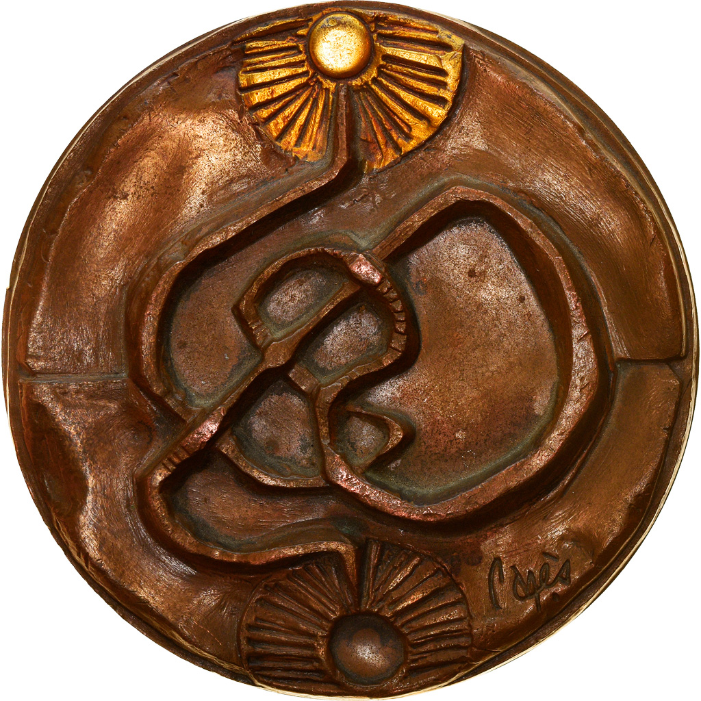 France, Medal, Victor Hugo, Itinéraire, Arts & Culture, 1976, Pagès